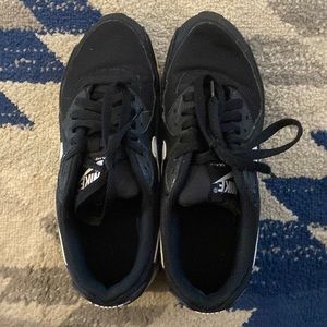 Black and White Nike Air Maxes